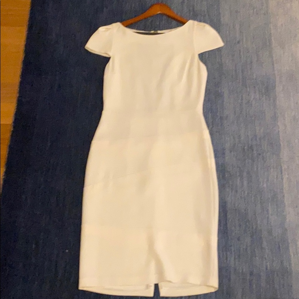 Alice and Olivia sheath dress w/ gold zipper